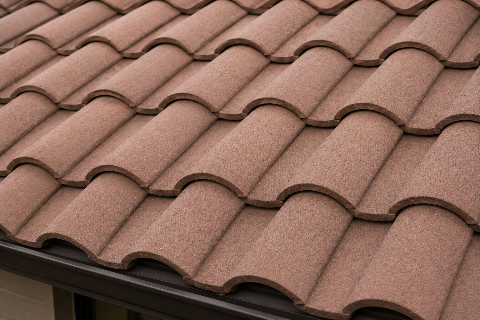 Concrete tile roof texture
